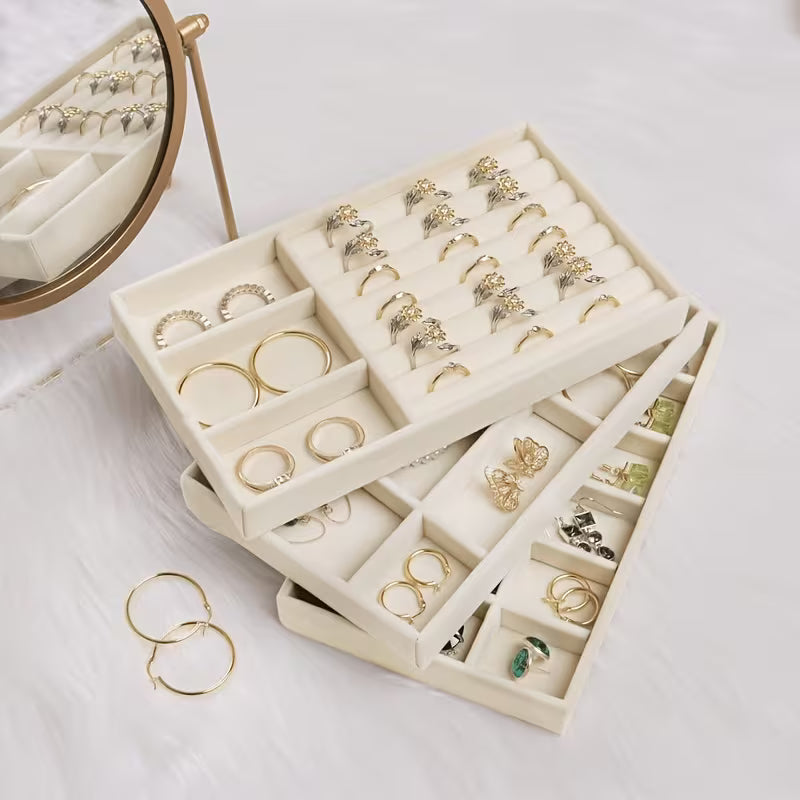 Pack 4 plateaux a bijoux