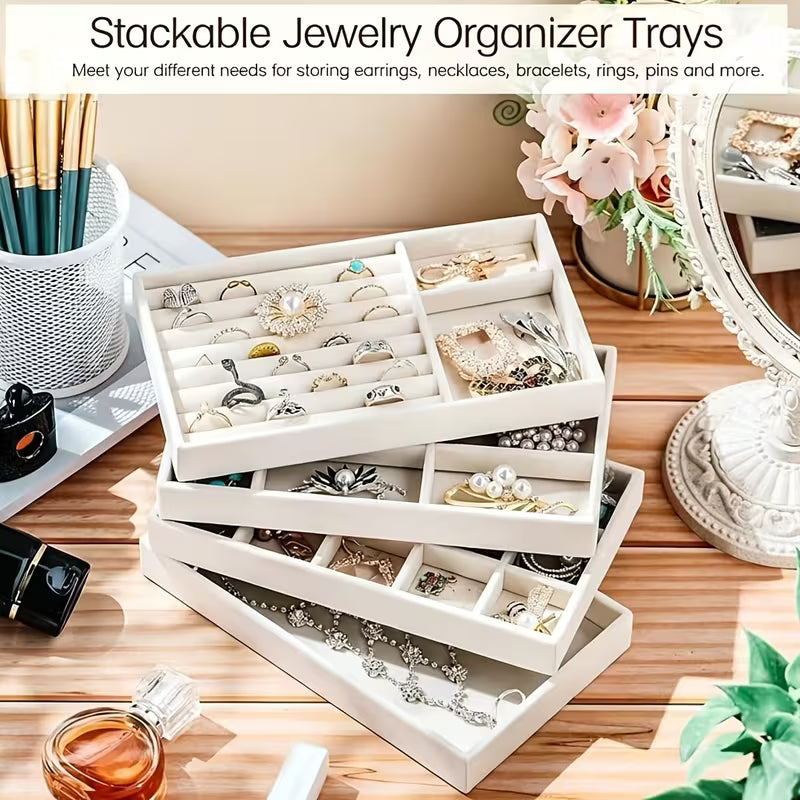 Pack 4 plateaux a bijoux