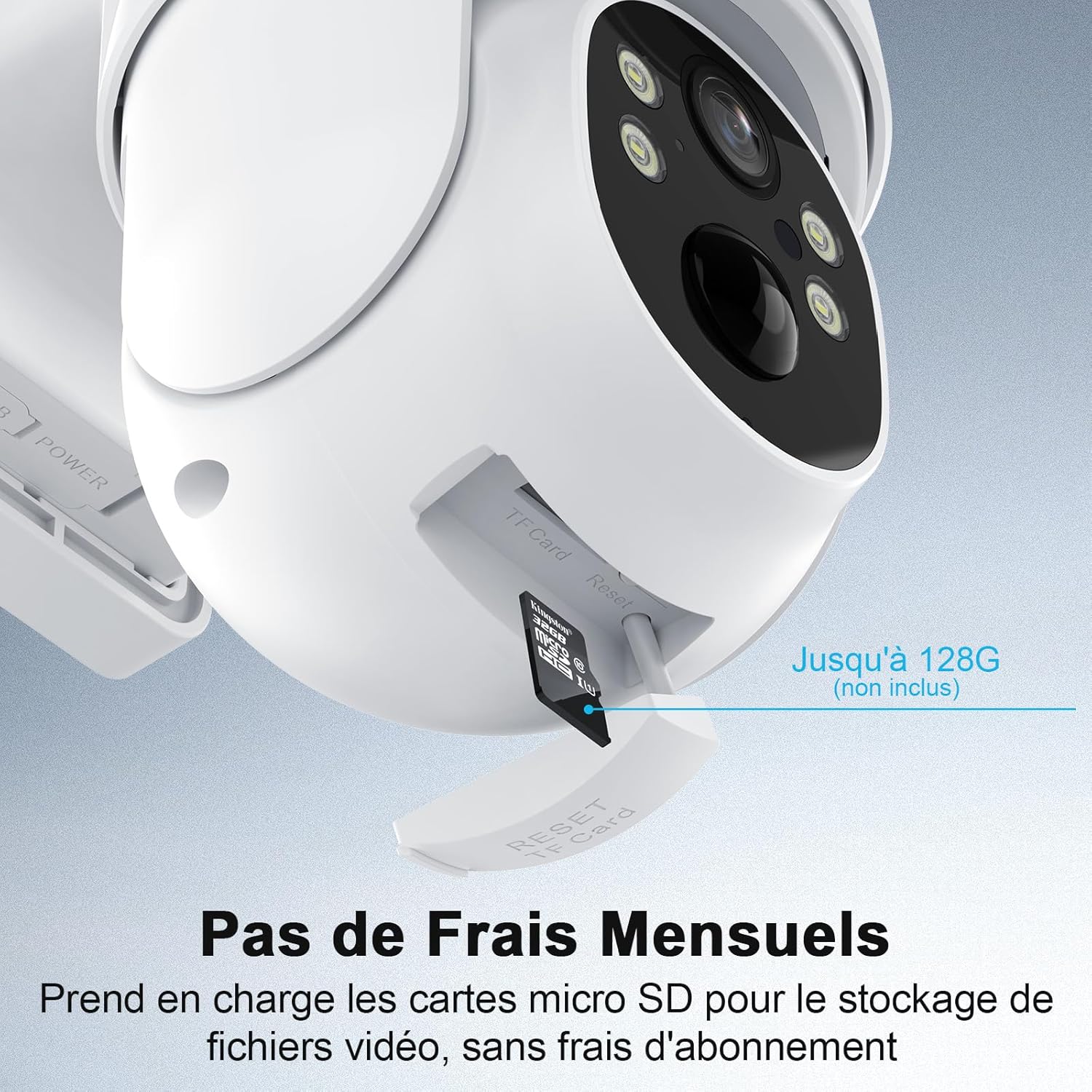 Camera 4G Solaire Extérieur