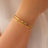 Bracelet multicolore avec des pierre zircones cubiques en cuivre