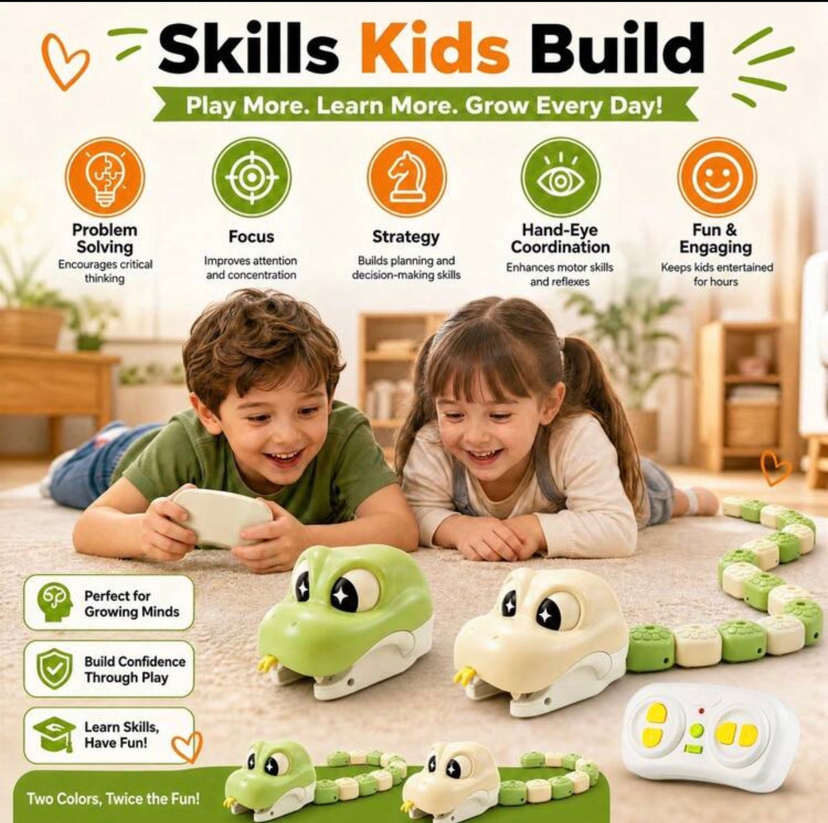 Snake toys 2 pieces