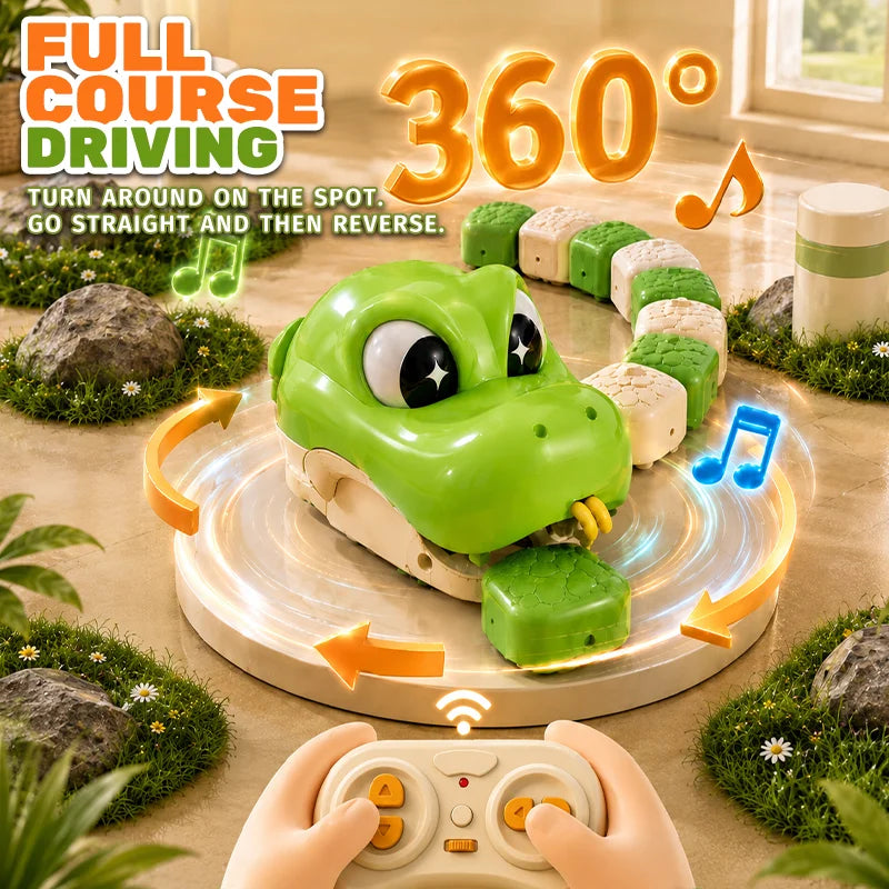 Magnetic Snake Game Remote Control Car Two Person Battle Interactive Bean Fighting Greedy Snake Swallowing Snake Toy Car
